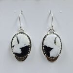 White Buffallo Turquoise 925 Sterling Silver Earring (REXT22-200)