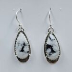 White Buffallo Turquoise 925 Sterling Silver Earring (REXT22-191)