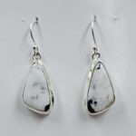 White Buffallo Turquoise 925 Sterling Silver Earring (REXT22-229)