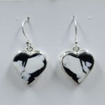 White Buffallo Turquoise 925 Sterling Silver Earring (REXT22-180)