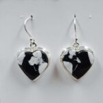 White Buffallo Turquoise 925 Sterling Silver Earring (REXT22-175)
