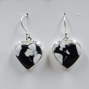 White Buffallo Turquoise 925 Sterling Silver Earring (REXT22-175)
