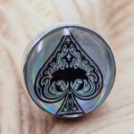 Ace Doublet 925 Sterling Silver Ring (RS66-99)
