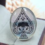 Aurora Opal Ace Doublet 925 Sterling Silver Ring (RS66-98)