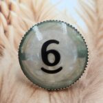 Snow Poll Ball No.6 Adjustable 925 Sterling Silver Ring (RS66-81)