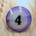Snow Poll Ball No.4 Adjustable 925 Sterling Silver Ring (RS66-86)