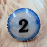 Snow Poll Ball No.2 Adjustable 925 Sterling Silver Ring (RS66-90)