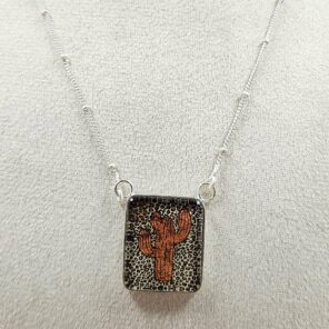 Southwest Doublet 10" 925 Sterling Silver Necklace (RS66-109)