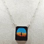 Southwest Doublet 10" 925 Sterling Silver Necklace (RS66-111)