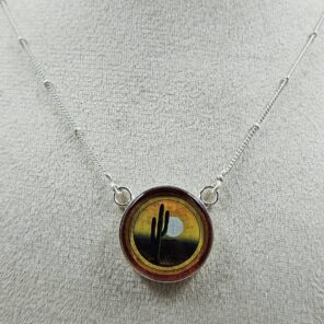 Southwest Doublet 10" 925 Sterling Silver Necklace (RS66-112)