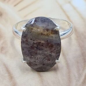 Iolite Sunstone 925 Sterling Silver Ring (RS68-98)