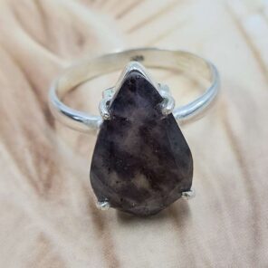 Iolite Sunstone 925 Sterling Silver Ring (RS68-97)