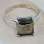Pyrite 925 Sterling Silver Ring (RS68-101)