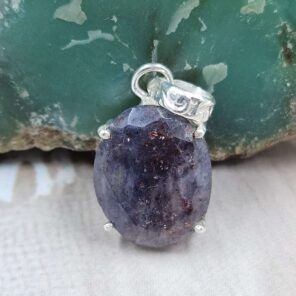 Iolite Sunstone 925 Sterling Silver Pendant (RS68-70)