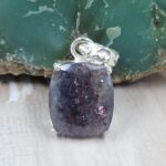 Iolite Sunstone 925 Sterling Silver Pendant (RS68-68)