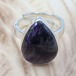 Sugilite Sterling Silver Ring (REXT18-17)