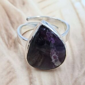 Sugilite Sterling Silver Ring (REXT18-20)
