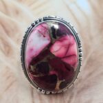 Red Rose Dahlia Size US 10 Sterling Silver Ring (REXT119-216)