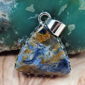 Pietersite 1.25" Sterling Silver Pendant (REXT108-117)