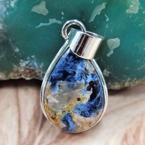 Pietersite 1.25" Sterling Silver Pendant (REXT108-120)