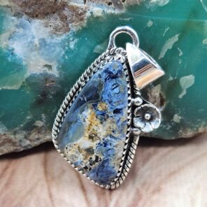 Pietersite 1.5" Sterling Silver Pendant (REXT108-128)