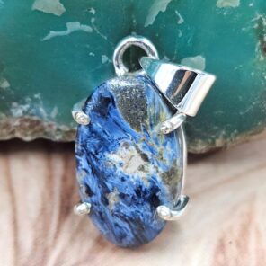 Pietersite 1.25" Sterling Silver Pendant (REXT108-132)
