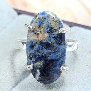 Pietersite Size US 7 Sterling Silver Ring (REXT108-142)