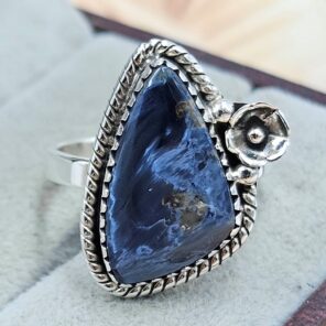 Pietersite Size US 7 Sterling Silver Ring (REXT108-144)