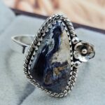 Pietersite Size US 9 Sterling Silver Ring (REXT108-179)