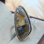 Pietersite Size US 8 Sterling Silver Ring (REXT108-148)