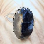 Pietersite Size US 10 Sterling Silver Ring (REXT108-183)
