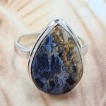 Pietersite Size US 7 Sterling Silver Ring (REXT108-145)
