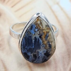 Pietersite Size US 7 Sterling Silver Ring (REXT108-145)