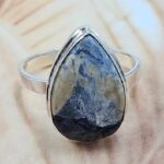 Pietersite Size US 8 Sterling Silver Ring (REXT108-165)