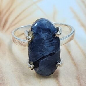 Pietersite Size US 10 Sterling Silver Ring (REXT108-185)
