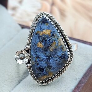Pietersite Size US 11 Sterling Silver Ring (REXT108-193)