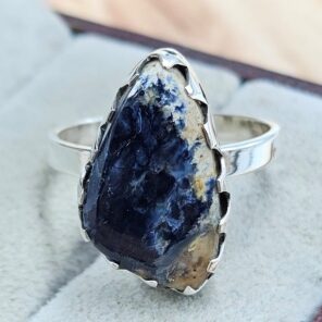 Pietersite Size US 8 Sterling Silver Ring (REXT108-164)