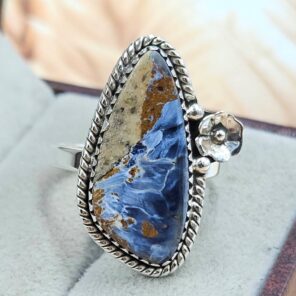 Pietersite Size US 9 Sterling Silver Ring (REXT108-169)