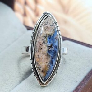 Pietersite Size US 7 Sterling Silver Ring (REXT108-139)