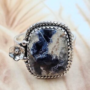 Pietersite Size US 10 Sterling Silver Ring (REXT108-190)
