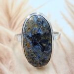 Pietersite Size US 10 Sterling Silver Ring (REXT108-188)