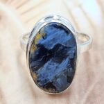 Pietersite Size US 8 Sterling Silver Ring (REXT108-149)