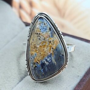 Pietersite Size US 11 Sterling Silver Ring (REXT108-191)