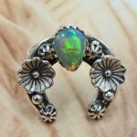 Ethiopian Opal Sterling Silver Ring (REXT62-342)