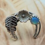 Ethiopian Opal 925 Sterling Silver Ring (REXT62-352)