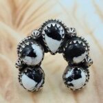 White Buffalo Turquoise 925 Sterling Silver Ring (REXT62-353)