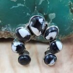 White Buffalo Turquoise 0.75" Sterling Silver Pendant (RS70-47)