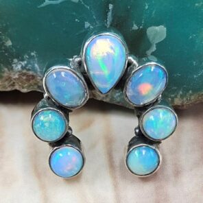 Ethiopian Opal 0.75" Sterling Silver Pendant (RS70-48)
