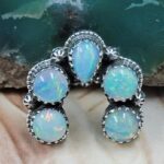 Ethiopian Opal 0.75" Sterling Silver Pendant (RS70-54)