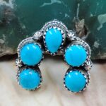 Kingman Turquoise 0.75" Sterling Silver Pendant (RS70-56)